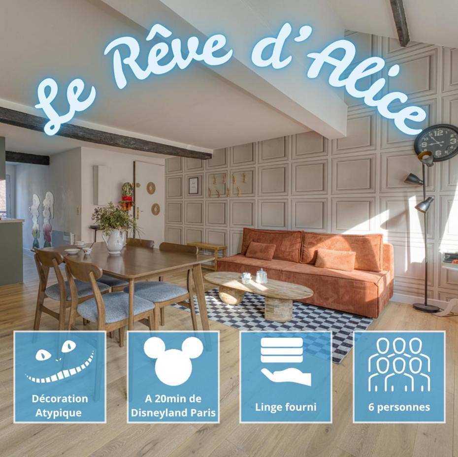 Appartement Le Reve D'Alice à Meaux Extérieur photo